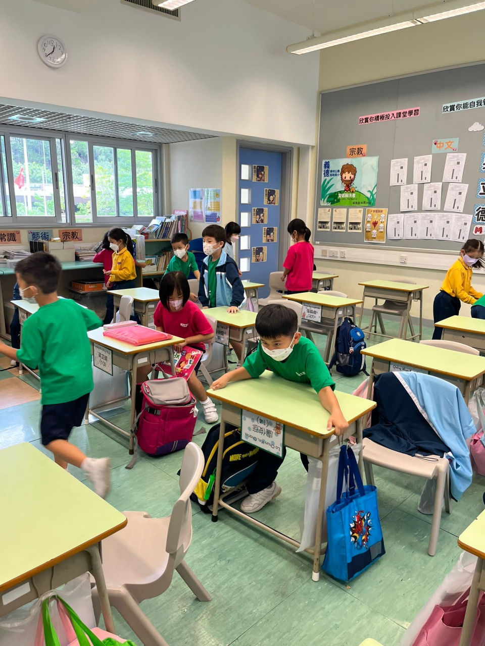 「放學Tidy up」- 班際清潔比賽 | 九龍灣聖若翰天主教小學
